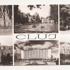 RF34 -Carte Postala- Cluj Napoca, format lung, circulata 1966