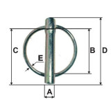 Siguranta bolt cu inel 10.0x56mm / 3.5x36.5mm / 45mm, MK