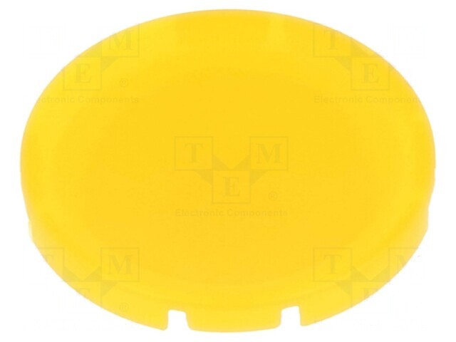 Lentilă galbenă pentru buton 22mm RMQ-Titan