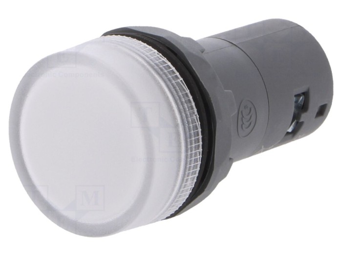 Lumină de control LED 22mm 230V