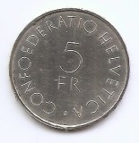 Elvetia 5 Franci 1963 (comemorativa: Crucea Rosie) Argint 15g/835, 31 mm, KM-51 (1)