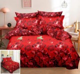 Cumpara ieftin Lenjerie Pat Bumbac 3D Neon SD013, 4 Piese, Diverse Culori (Negru, Alb, Rosu, Gri, Albastru, Verde), Clasyt/Heinner/Vanora