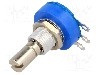 Potentiometru axial, plastic, 10k&Omega;, 1W, BOURNS - 3851A-282-103BL