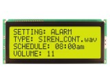 Afișaj LCD STN Positive 20x4 Galben-Verde NEWHAVEN NHD-0420E2Z-FL-YBW