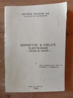 Dispozitive si circuite electronice Indrumar de laborator foto