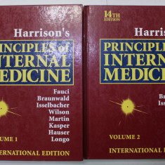 HARRISON 'S PRINCIPLES OF INTERNAL MEDICINE by FAUCCI ...LONGO , TWO VOLUMES , 1998