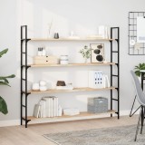 VidaXL Rafturi plutitoare 4 buc. 120x20x2cm lemn masiv acacia netratat