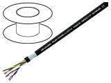 Cablu ecranat cu tresă de cupru 3x2x0,34mm2