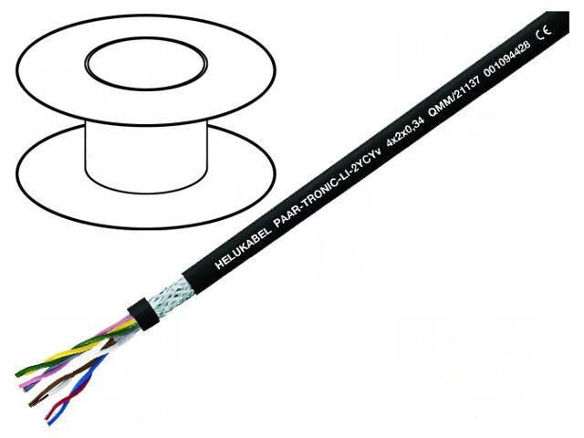 Cablu Ecranat Cupru 4x2x0,22mm2
