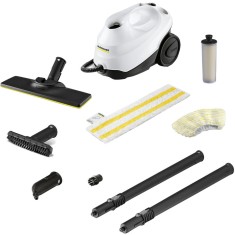 Aparat de curatat cu abur Karcher SC 3 EasyFix, 1900 W, 1 l, 3.5 bar, Incalzire 30 secunde, Alb/Negru