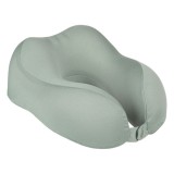 Perna de calatorie Herum&reg;, anatomica cu spuma cu memorie, Gri, 23 x 27 x 13 cm
