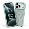 Husa Matte Big Hole MagSafe pentru IPhone 17 Pro, protectie completa , contur Turqoise, ALC MOBILE