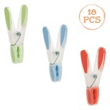 C&acirc;rlige Rufe, Softgrip, 8.5cm, Set 18 Bucăți, Multicolor, Transparent, Plastic, Oem