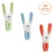 C&acirc;rlige Rufe, Softgrip, 8.5cm, Set 18 Bucăți, Multicolor, Transparent, Plastic