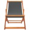 Scaune pliante 2 buc. Material textil gri - 4