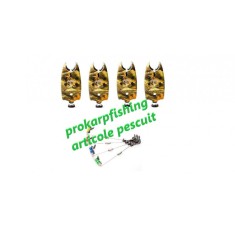 Set cu 4 avertizori/senzori cu 4 swingere cu led baterii 9v incluse