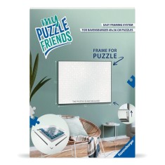 Ravensburger - Rama alba pentru puzzle de 500 de piese 49 x 36 cm