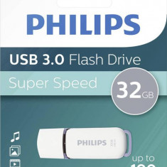Stick USB Philips FM32FD75B/00, 32GB, Editia Snow, USB 3.0 (Alb)