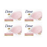 Set Sapun Crema Dove Pink, 4 Bucati x 90 g