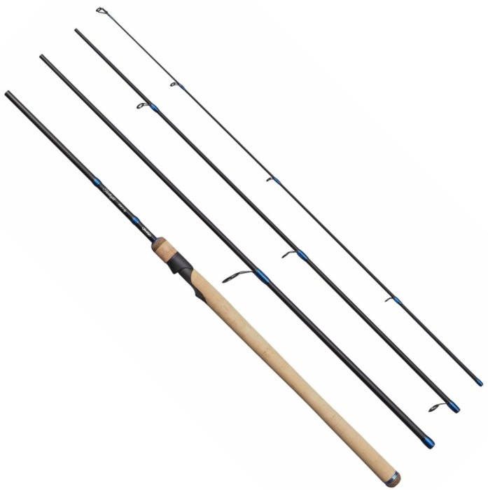 Lanseta BERKLEY Twilight II Spinning Rod L, 3-15g, 2.89m, 4seg