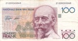 BELGIA 100 francs ND VF/VF+!!!