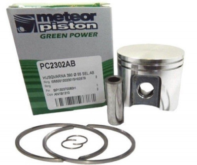 Piston complet drujba Husqvarna 390 Meteor &amp;Oslash; 55mm foto