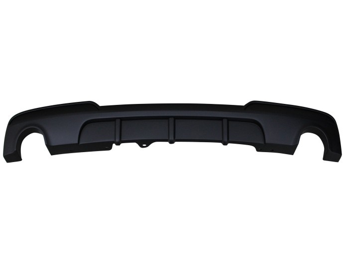 Spoiler bara spate BMW Seria 5 (F10/F11), 12.2009-08.2017, negru; type M-Performance; cu gauri pentru 2 iesiri simple; TUNING,