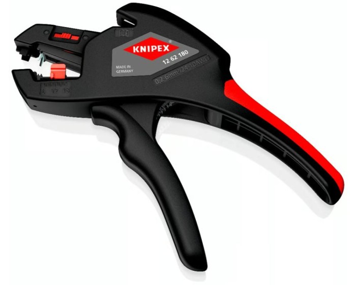Cleste dezizolator automat cabluri 0.2-6mm 12 62 180 Knipex
