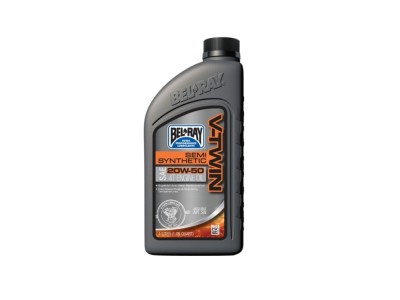 Ulei motor V-TWIN 20W50 4T Semi-Synthetic, 1 litru, Bel-Ray foto