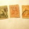 Serie Newfoundland Canada colonie britanica 1897 fam regala 1 si 2c + 3c stamp.