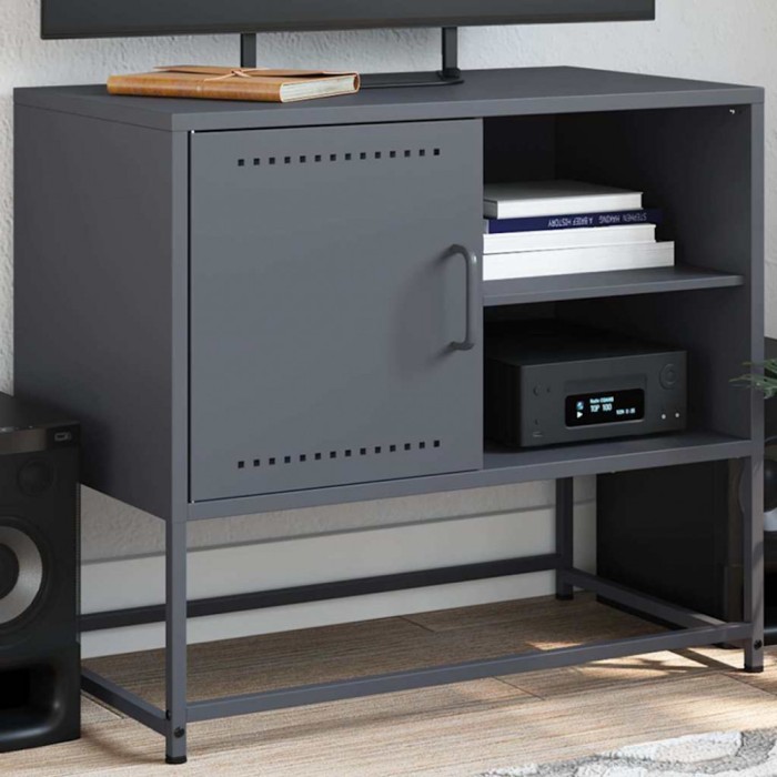 vidaXL Dulap TV, antracit, 68x39x60,5 cm, oțel 846520