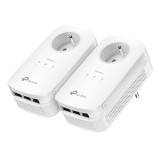 Cumpara ieftin Starter kit Powerline TP-LINK TL-PA8010PKIT AV1300/AV2000 3 Passthrough - TP-LINK TL-PA8030PKIT