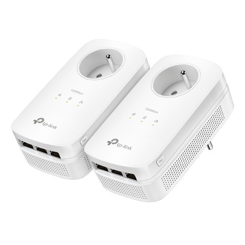 Starter kit Powerline TP-LINK TL-PA8010PKIT AV1300/AV2000 3 Passthrough - TP-LINK TL-PA8030PKIT SafetyGuard Surveillance