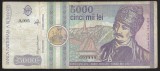 ROMANIA 5000 / 5.000 LEI 1992 - MARTIE [1] P- 103a