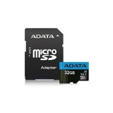 Card de memorie microSDHC ADATA 32GB UHS-I U1 Class 10 cu adaptor SD