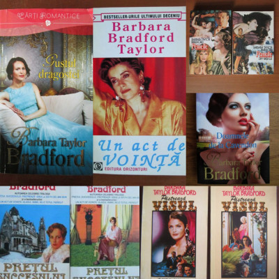 Pachet 15 carti BARBARA BRADFORD TAYLOR - romane de dragoste - bestsellers foto