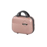 Trusa Toaleta Leziter TraveLux Pro Rigida ABS 23x30x14 cm Roz-Auriu 10L