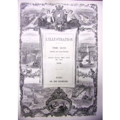 REVISTA L&#039;ILLUSTRATION ,PRINTUL CAROL DE HOHENZOLLERN, PODUL MOGOSOAIEI 1866