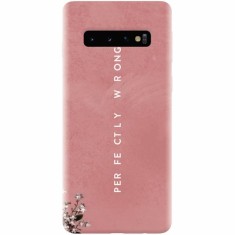 Husa silicon pentru Samsung Galaxy S10 Plus, Perfectly Wrong foto