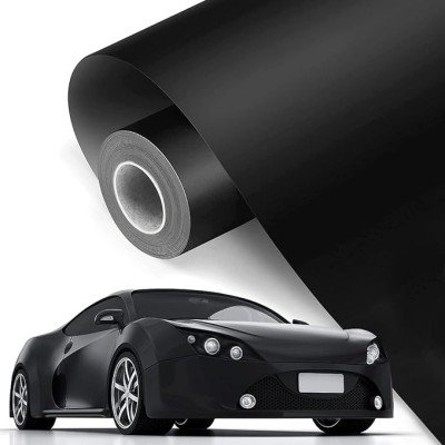 Folie auto pentru colantare integrala, Termoplastica, cu tehnologie &amp;bdquo;BUBBLE FREE&amp;rdquo;, culoare Negru, finisaj Mat, dimensiune 3,0m x 1,52m foto