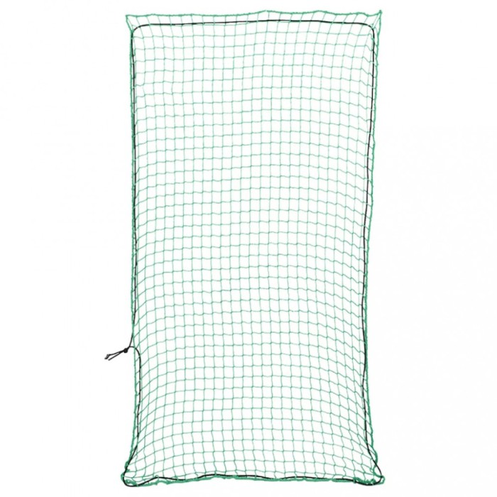 vidaXL Plasă de remorcă cu funie elastică, verde, 8x3,5 m, PP