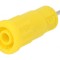 Soclu Banană Galben 4mm 36A 1kV Panou