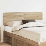 vidaXL Tăblie cap cu headboard Stejar Sonoma 140 cm Lemn compozit 888542