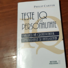 TESTE IQ SI DE PERSONALITATE