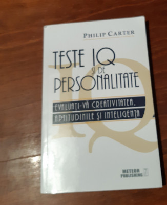 TESTE IQ SI DE PERSONALITATE foto