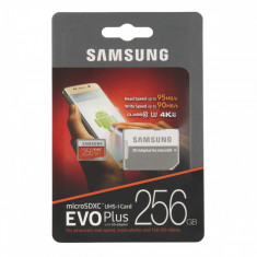 Card de memorie Micro-SDHC Samsung MB-MC256GA/EU EVO Plus 256GB Class 10 UHS-1 + Adaptor SD foto