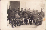 HST P580 Poză ofițeri și gradați austro-ungari Primul Război Mondial