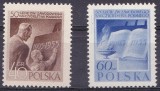 TSV - 1955 MICHEL 952-953 POLONIA, MNH/** LUX, Nestampilat