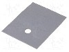 Suport termoconductor din silicon, 20mm x 24mm x 0.3mm - SMICA SOT93