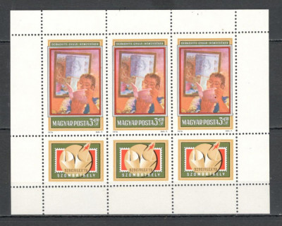 Ungaria.1978 Expozitia filatelica SOZPHILEX:Pictura-coala mica XU.270 foto